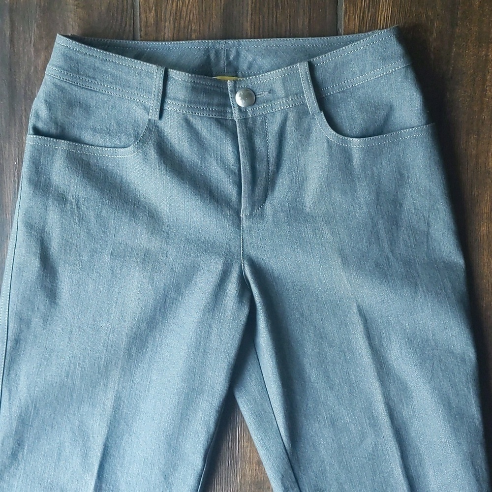 SoCa by St. John Gray Denim Ankle Pants - Women's 0 - Picture 4 of 8